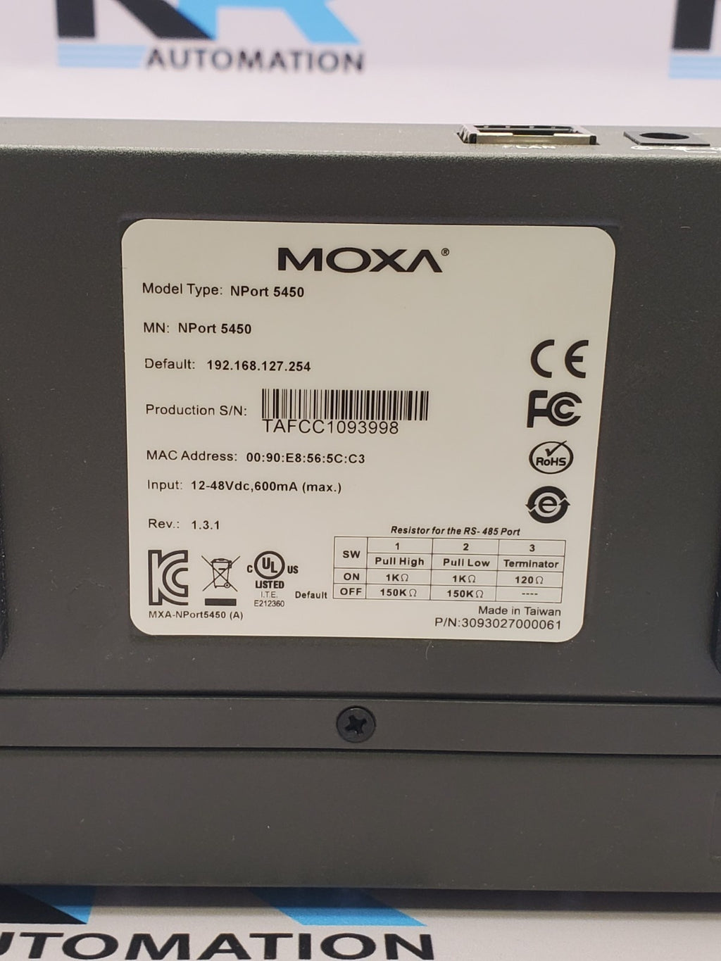 Moxa NPort 5450 Used