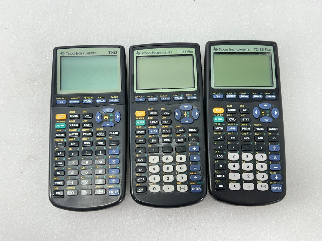 Texas Instruments TI-83 Plus & 1x TI-83 Used