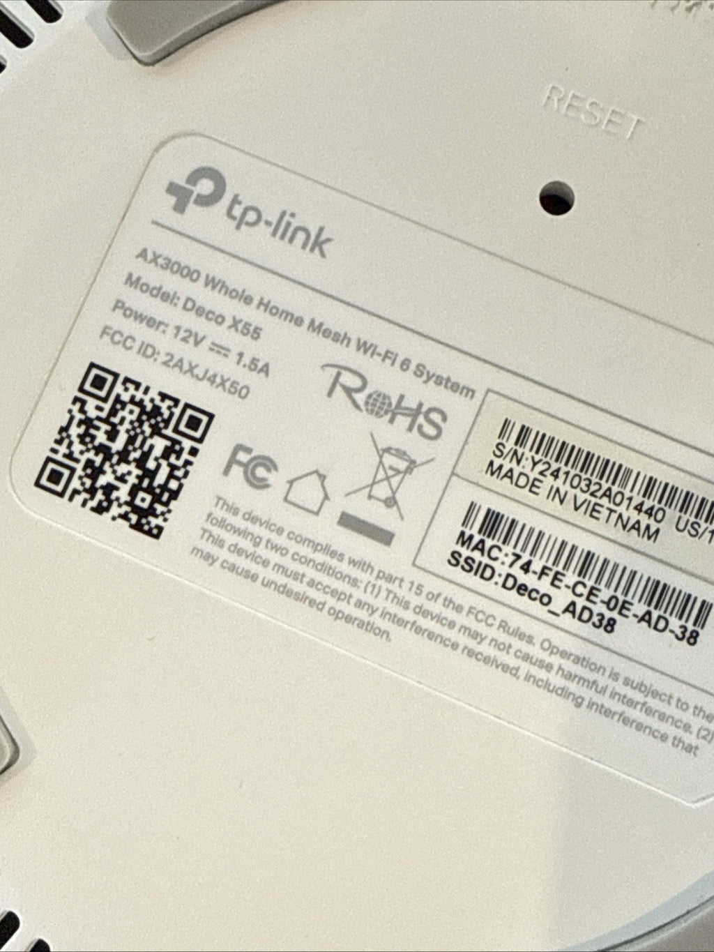 TP-LINK DECO X55 Used