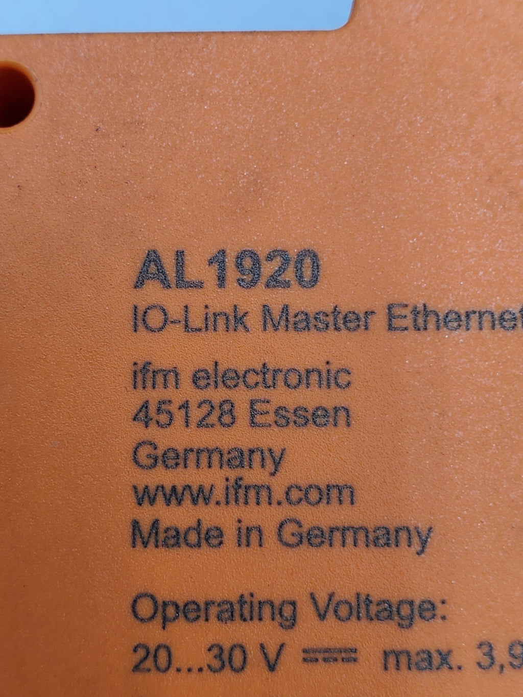 IFM AL1920 Used
