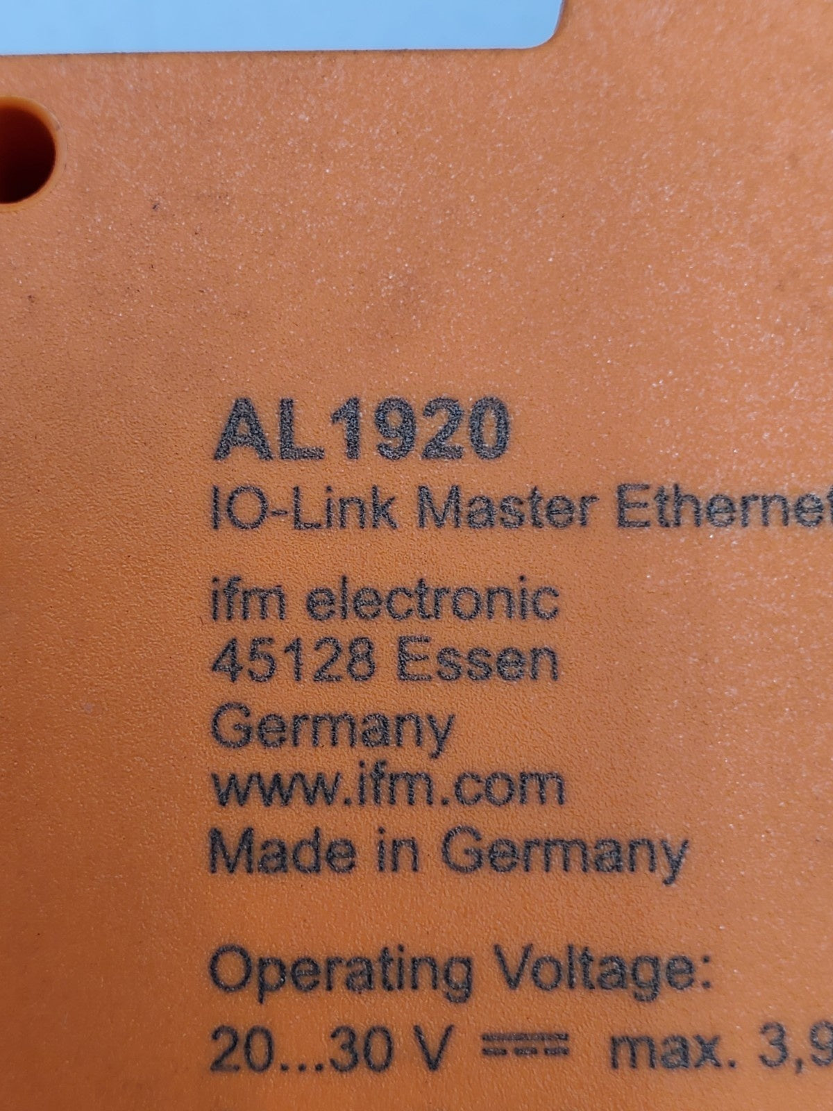 IFM AL1920 Used