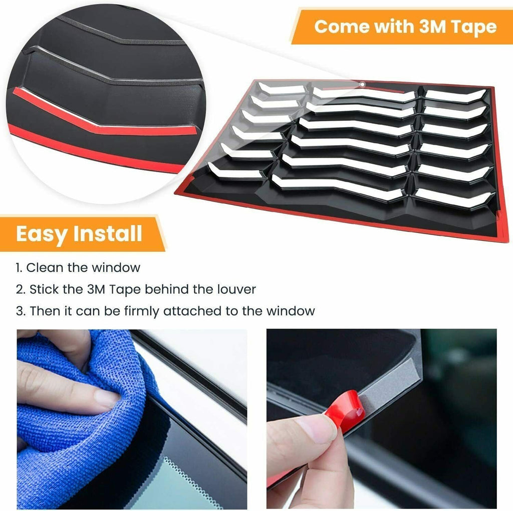Not Available Rear Window Louvers New