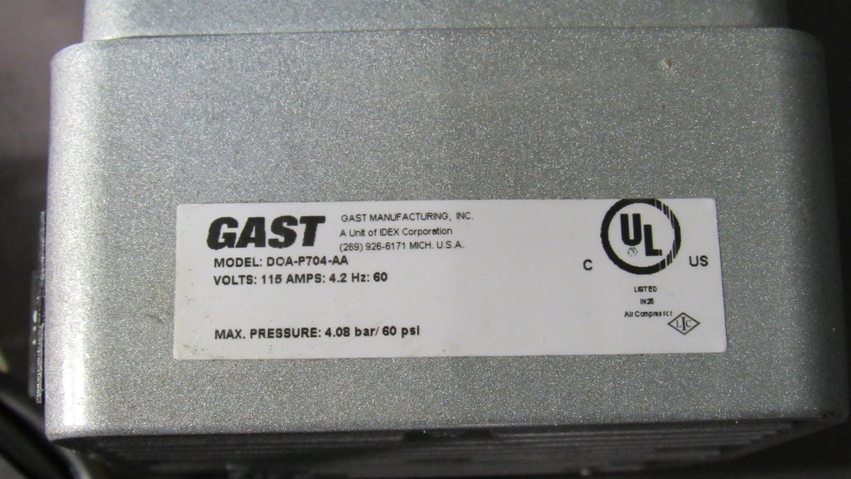 Gast DOA-P704-AA Used