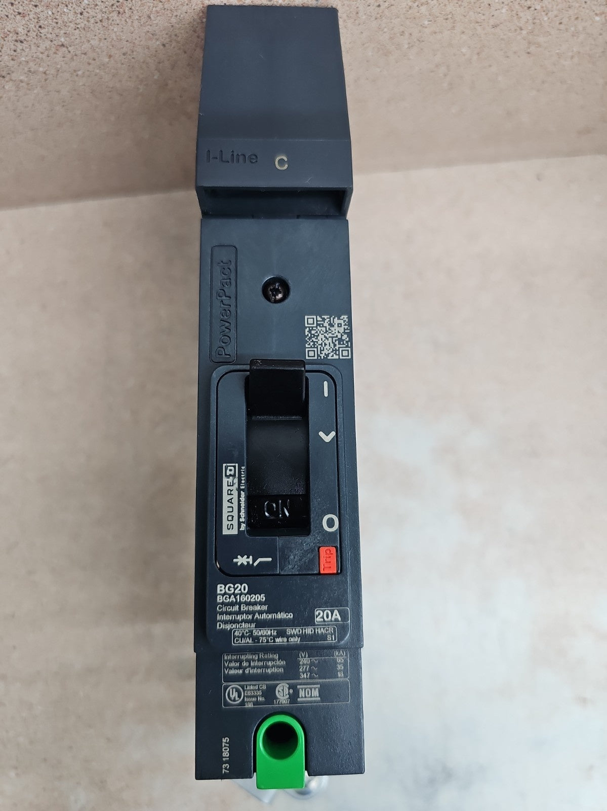 Square D BGA160205 Used