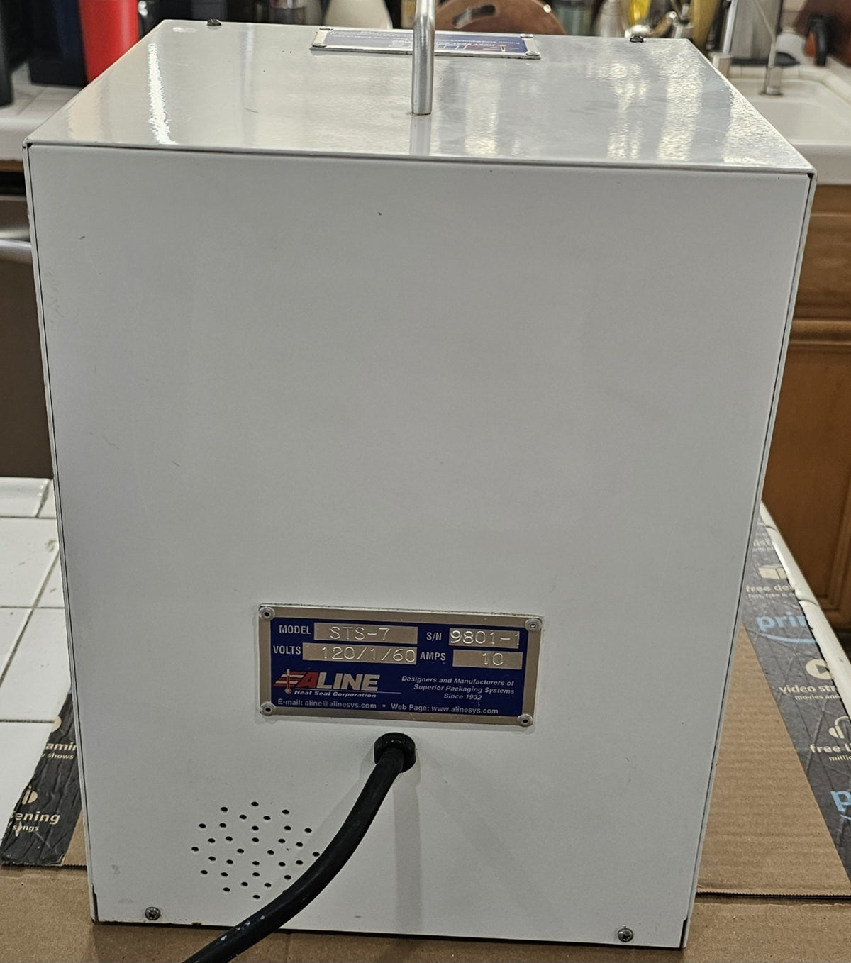Aline Heat Seal Corporation STS-7 Used