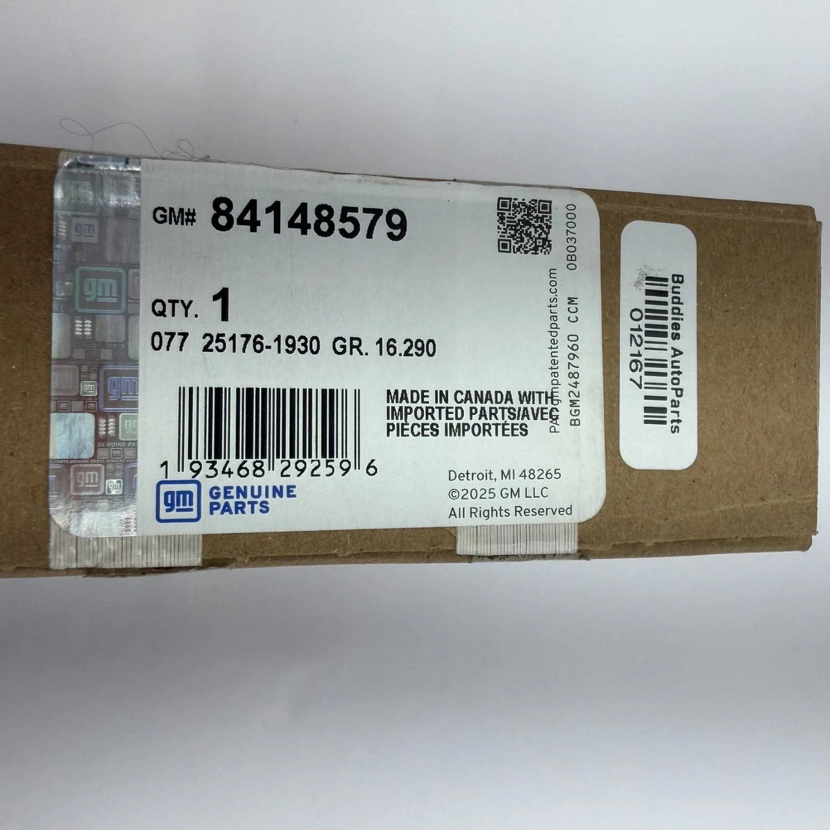 General Motors 84148579 New