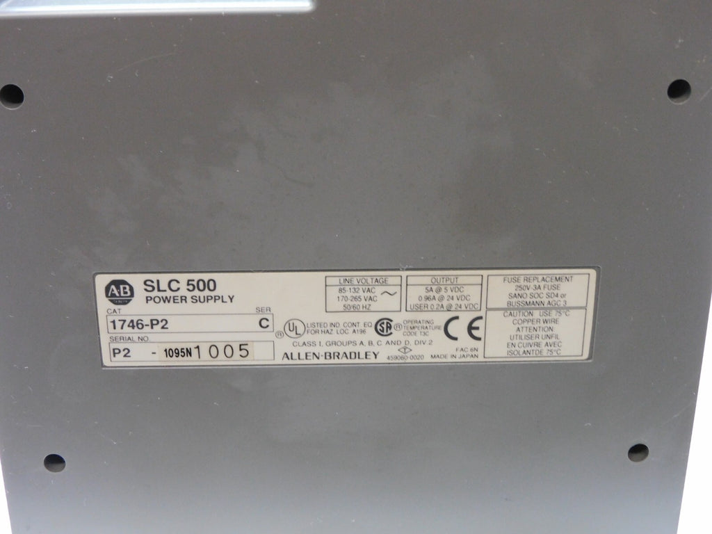 Allen-Bradley 1746-P2 Used