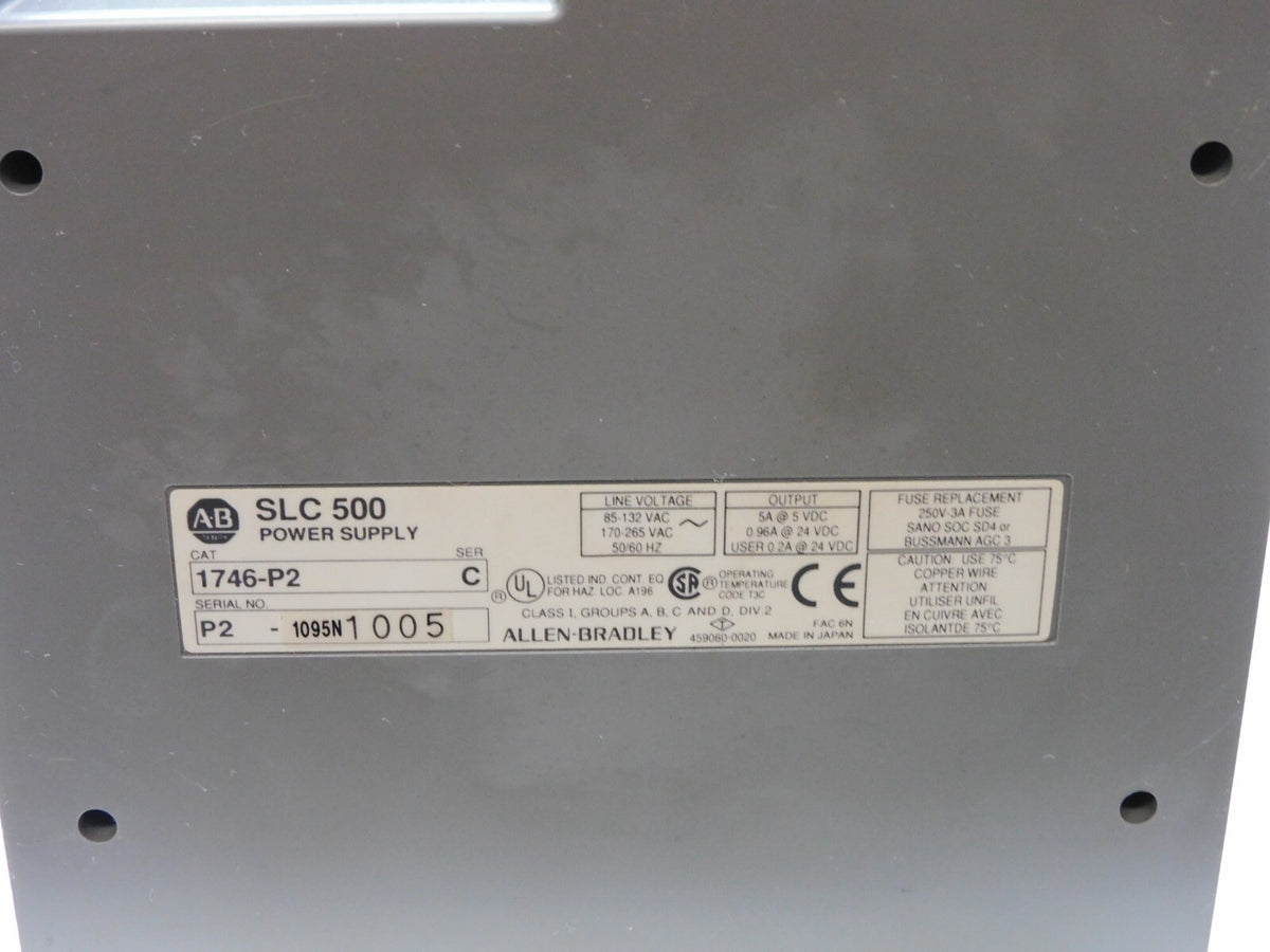 Allen-Bradley 1746-P2 Used