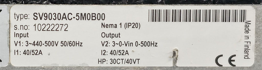 VACON PC00113-D Used