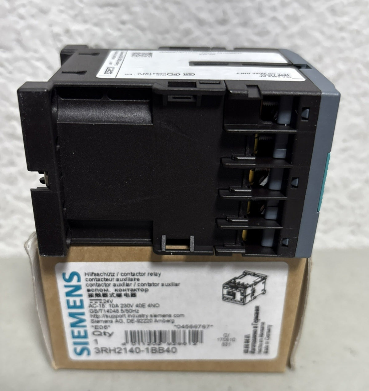 Siemens 3RH2140-1BB40 New