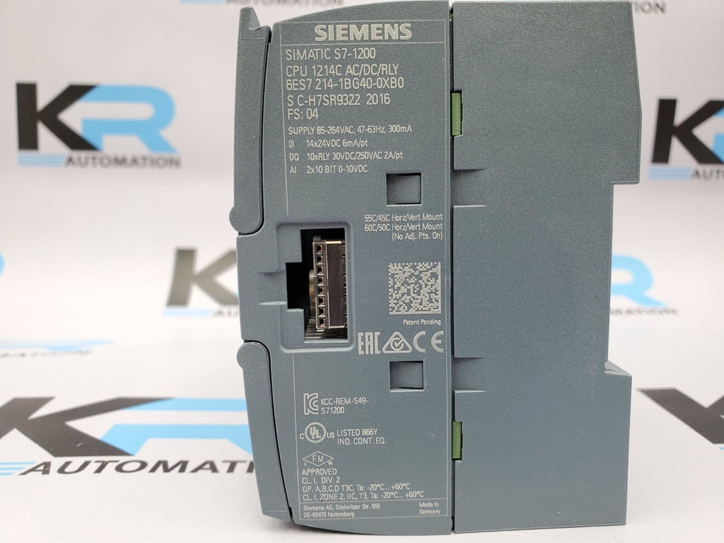 Siemens 6ES7214-1BG40-0XB0 Used