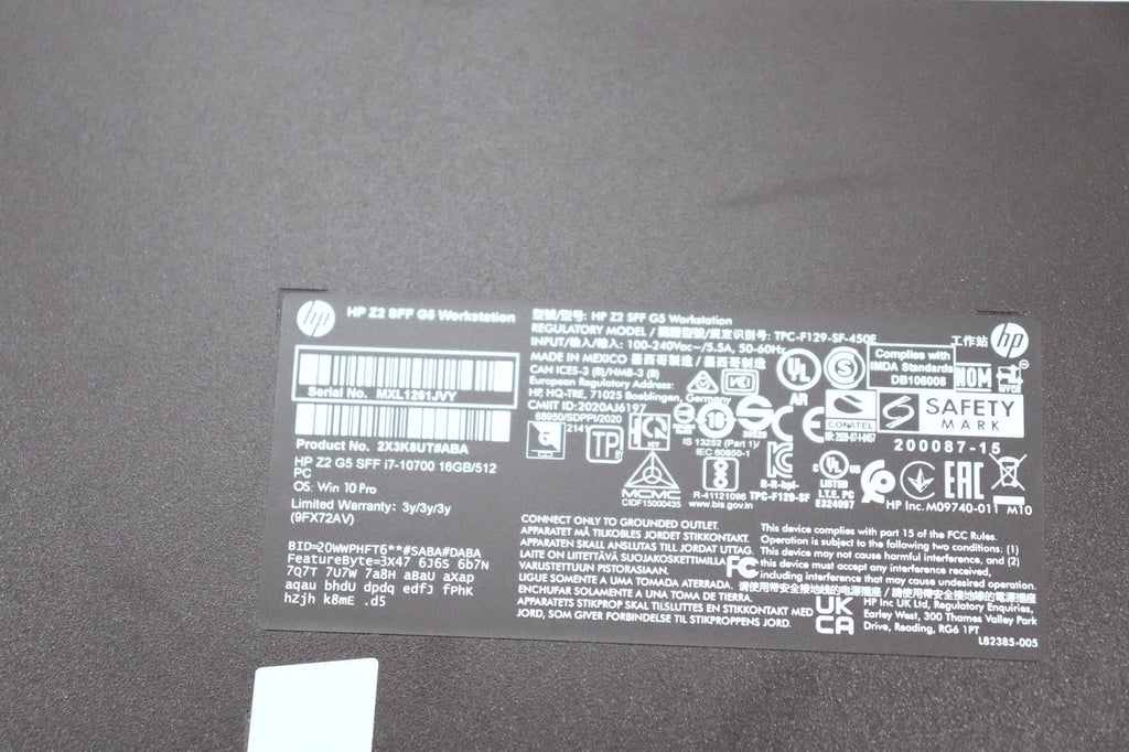 HP HP Z2 G5 Used