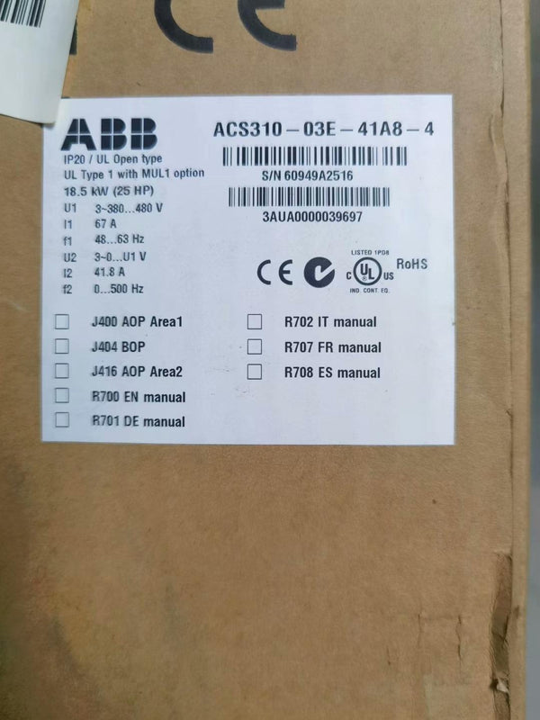 1PC for ABB ACS310-03E-41A8-4 new ACS31003E41A84