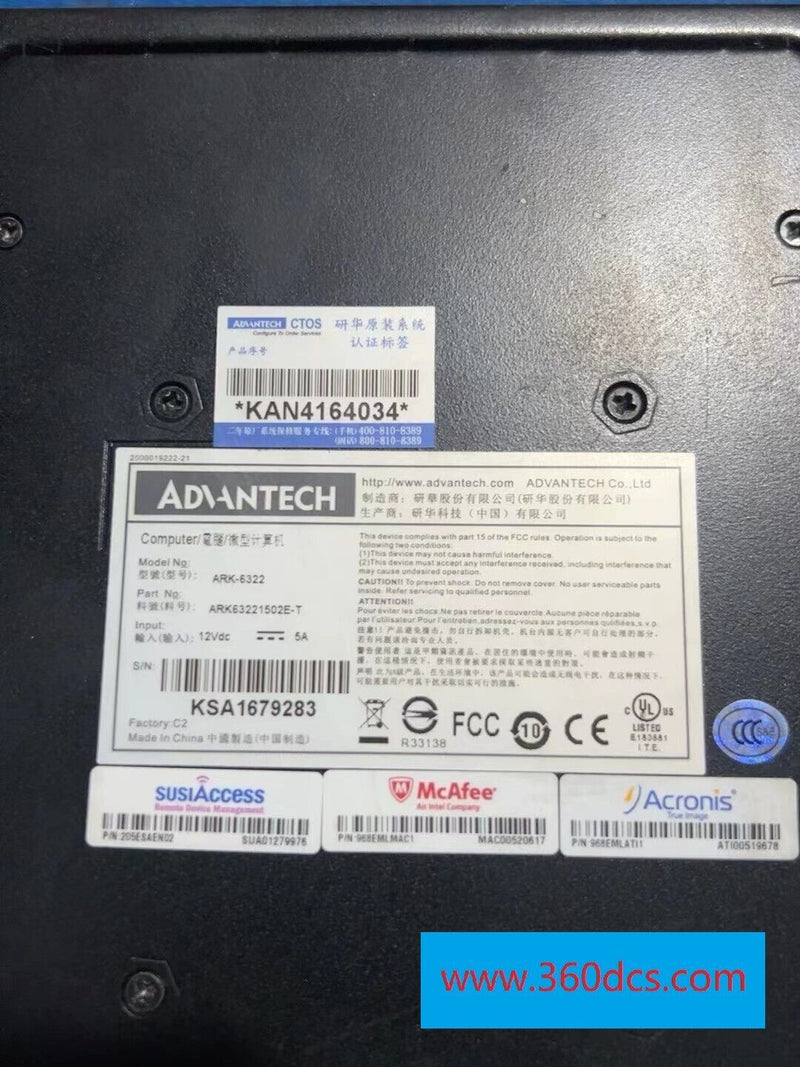 1PC for Advantech ARK-6322 used  ARK6322