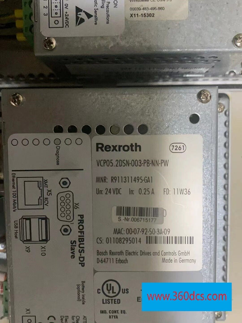 1pc for Rexroth VCP05.2DSN-003-PB-NN-PW used VCP05.2DSN003PBNNPW