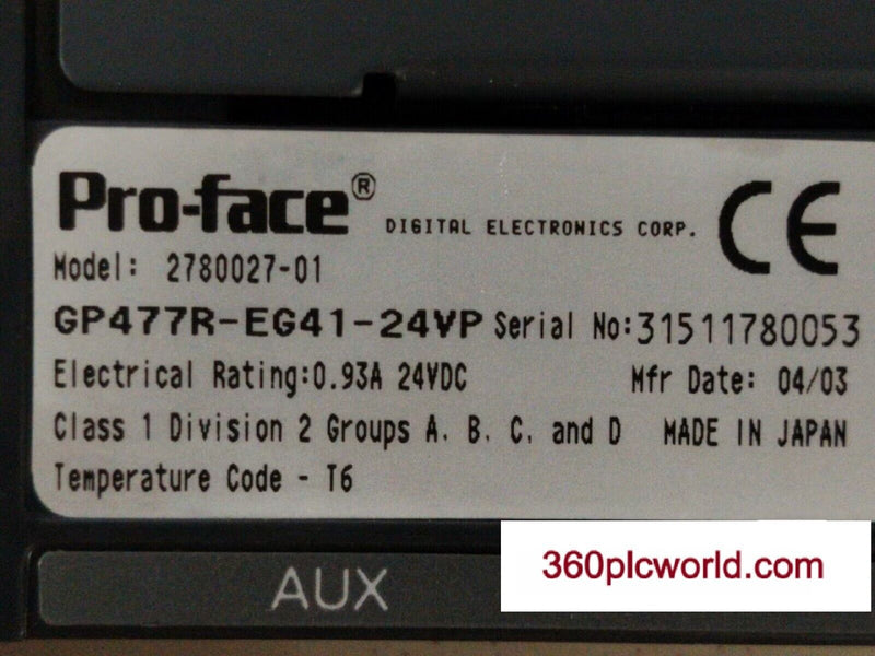 1PC FOR Proface GP477R-EG41-24VP USED GP477REG4124VP