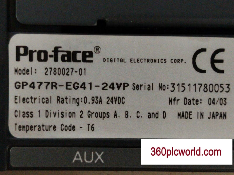 1PC FOR Proface GP477R-EG41-24VP USED GP477REG4124VP