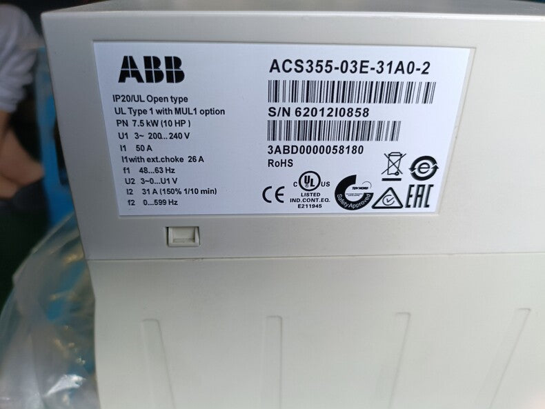 ABB ACS355-03E-31A0-2 New Servo Drive Motor for Industrial Automation