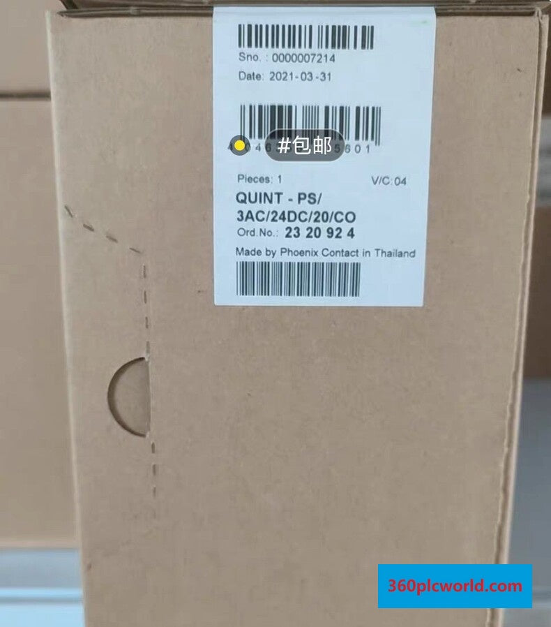 Phoenix Contact QUINT-PS/3AC/24DC/20/CO New Industrial Power Supply for Industrial Automation