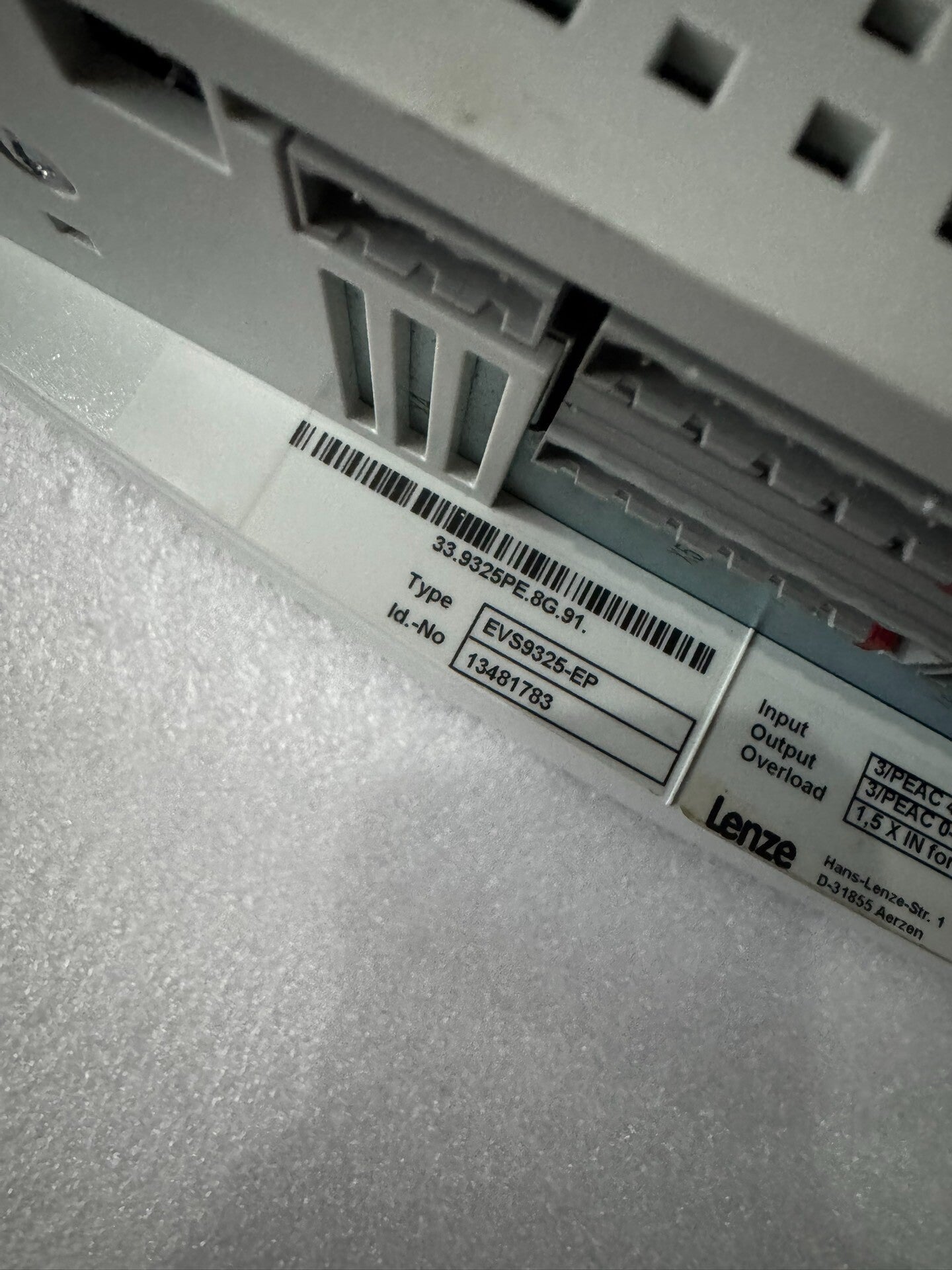 Lenze EVS9325-EP Used Industrial Automation Spare Part for Industrial Automation