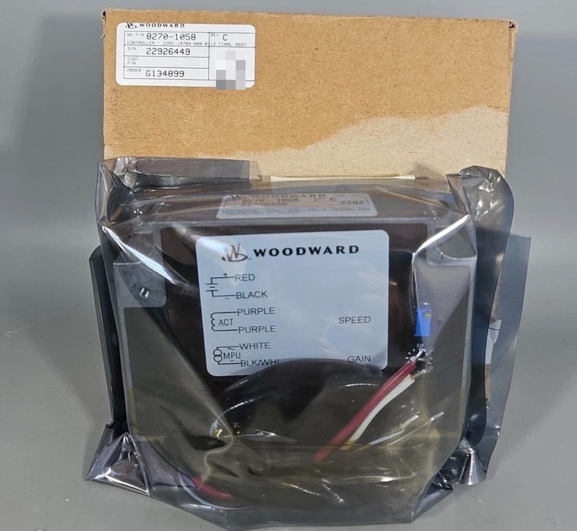 Woodward 8270-1058 New Industrial Automation Spare Part for Industrial Automation