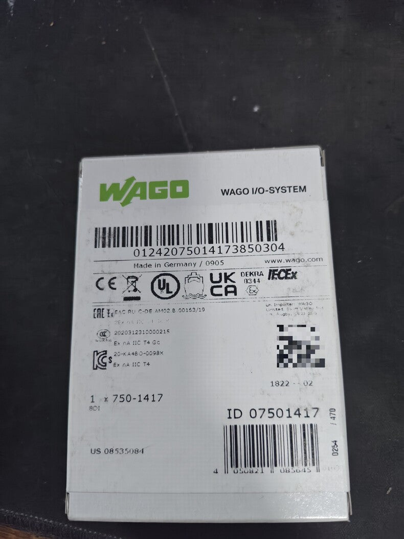 Wago 750-1417 New Industrial Automation Spare Part for Industrial Automation