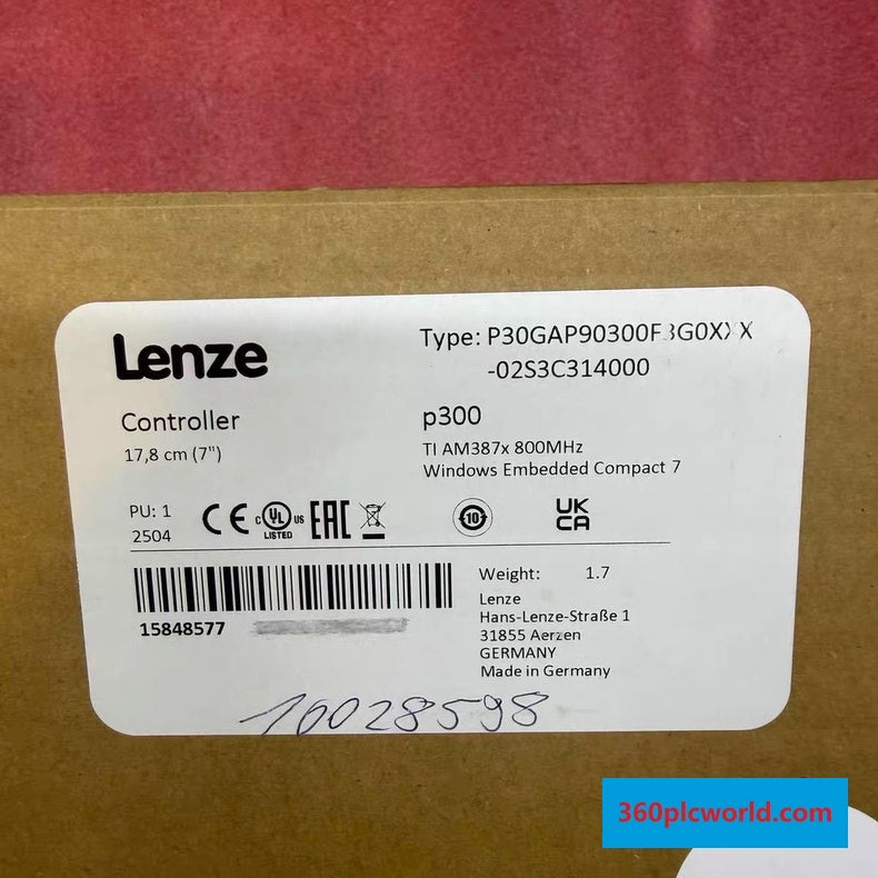 Lenze P30GAH90300F3G0XXX-02S3C014000 Used Industrial Automation Spare Part for Industrial Automation