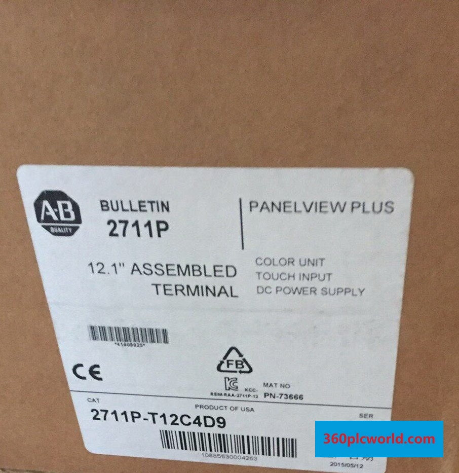 Allen-Bradley 2711P-T12C4D9 New Industrial Automation Spare Part for Industrial Automation
