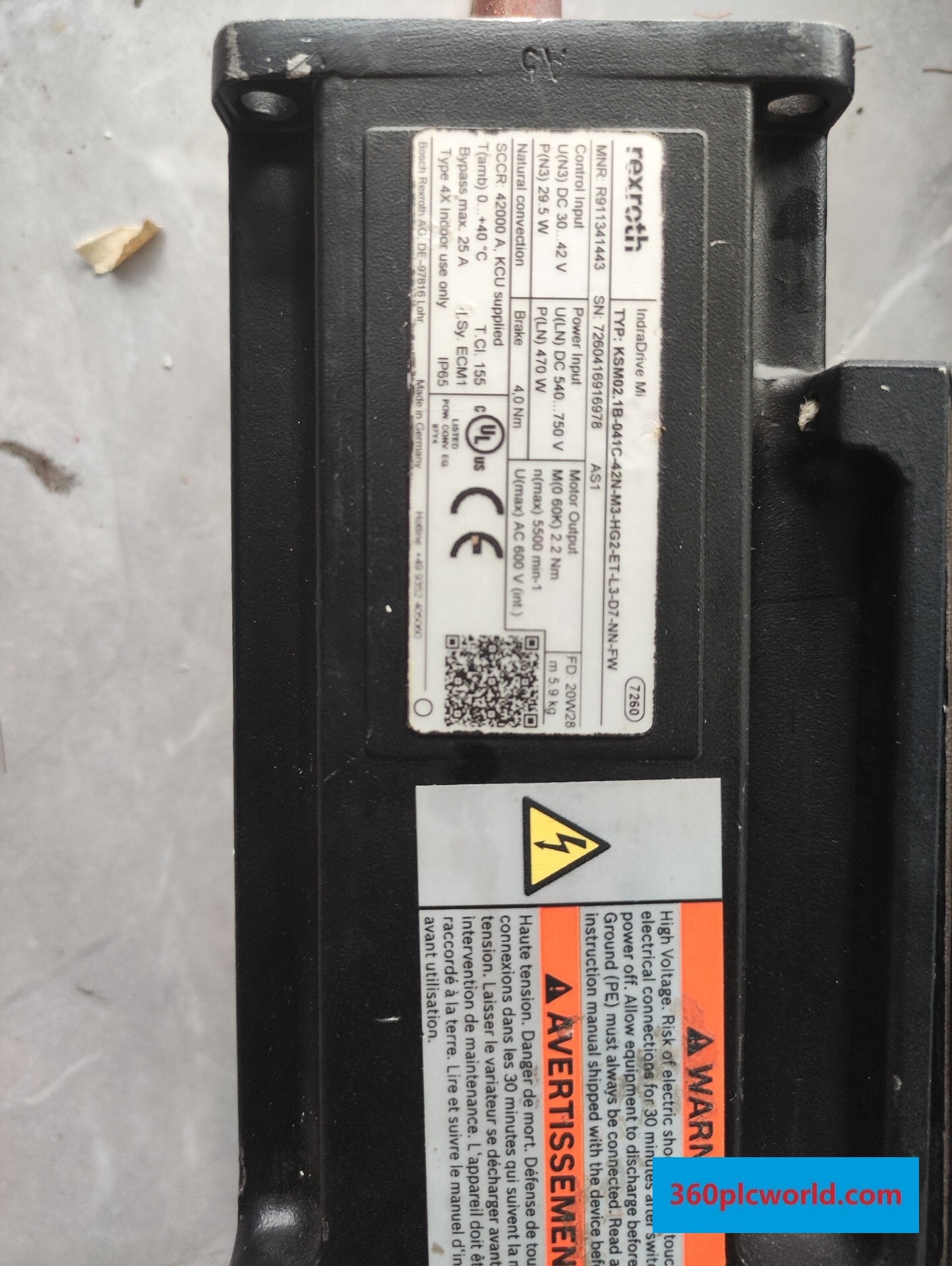 Rexroth KSM02.1B-041C-42N-M1-HG2-ET-L3-D7-NN-FW Used Industrial Automation Spare Part for Industrial Automation