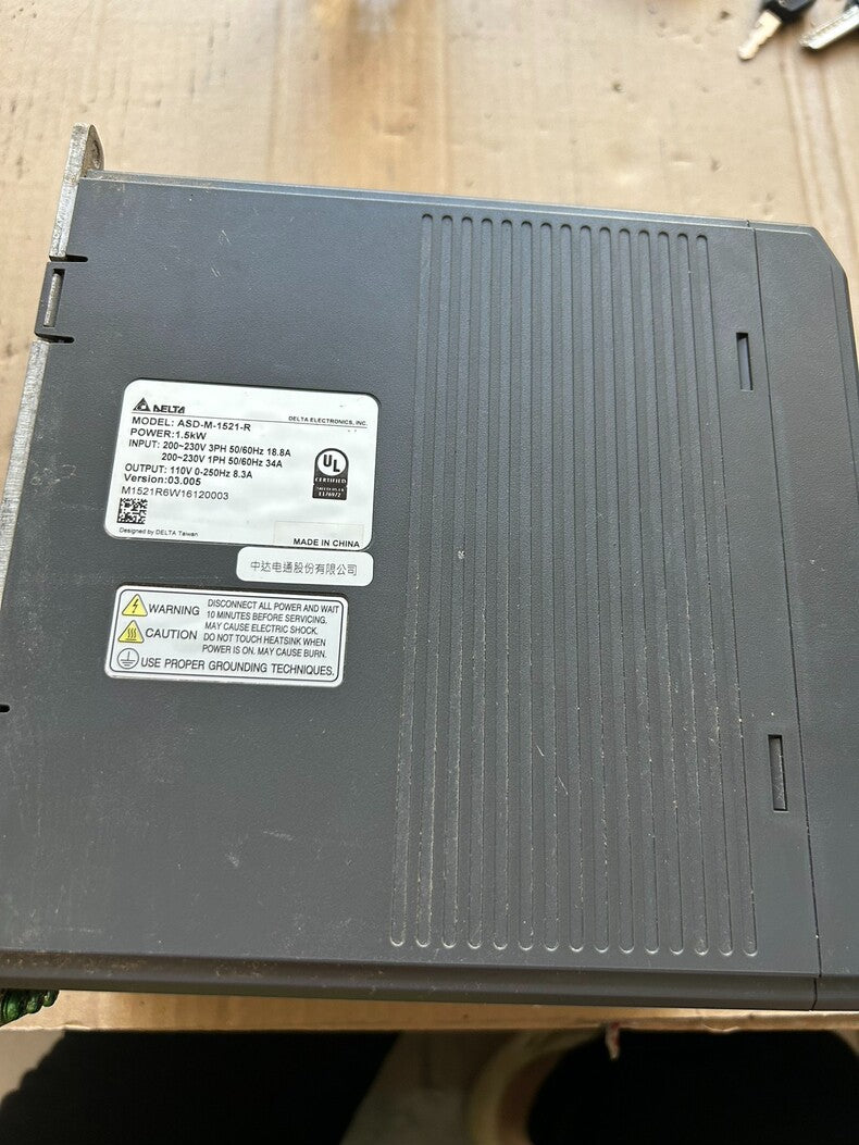 Delta ASD-M-1521-R Used Industrial Automation Spare Part for Industrial Automation