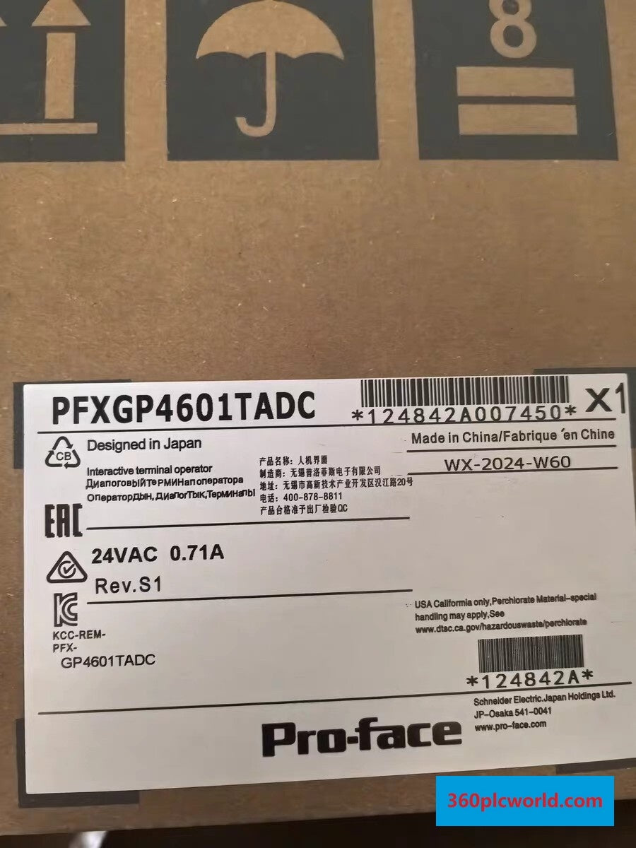 Proface PFXGP4601TADC New PLC HMI Module for Industrial Automation