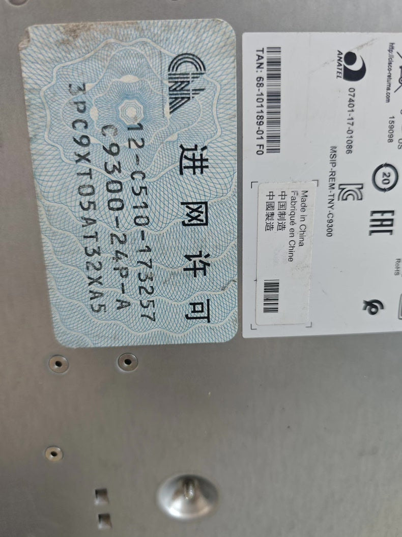 Cisco C9300-24P-A Used Industrial Automation Spare Part for Industrial Automation