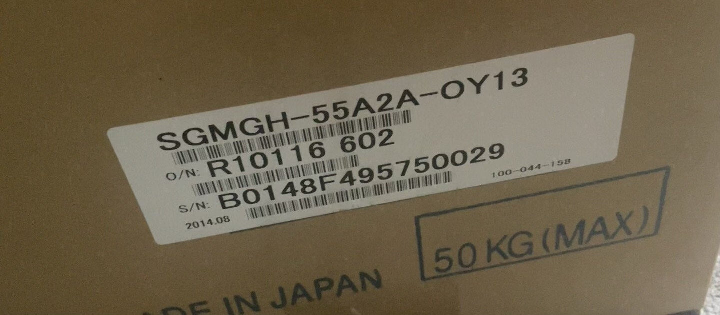Yaskawa SGMGH-55A2A-OY13 New Servo Drive Motor for Industrial Automation