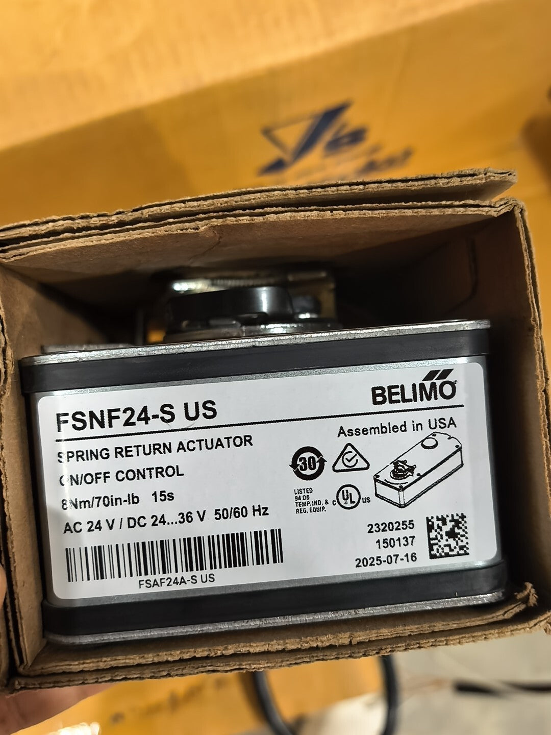 Belimo FSNF24 New Industrial Automation Spare Part for Industrial Automation
