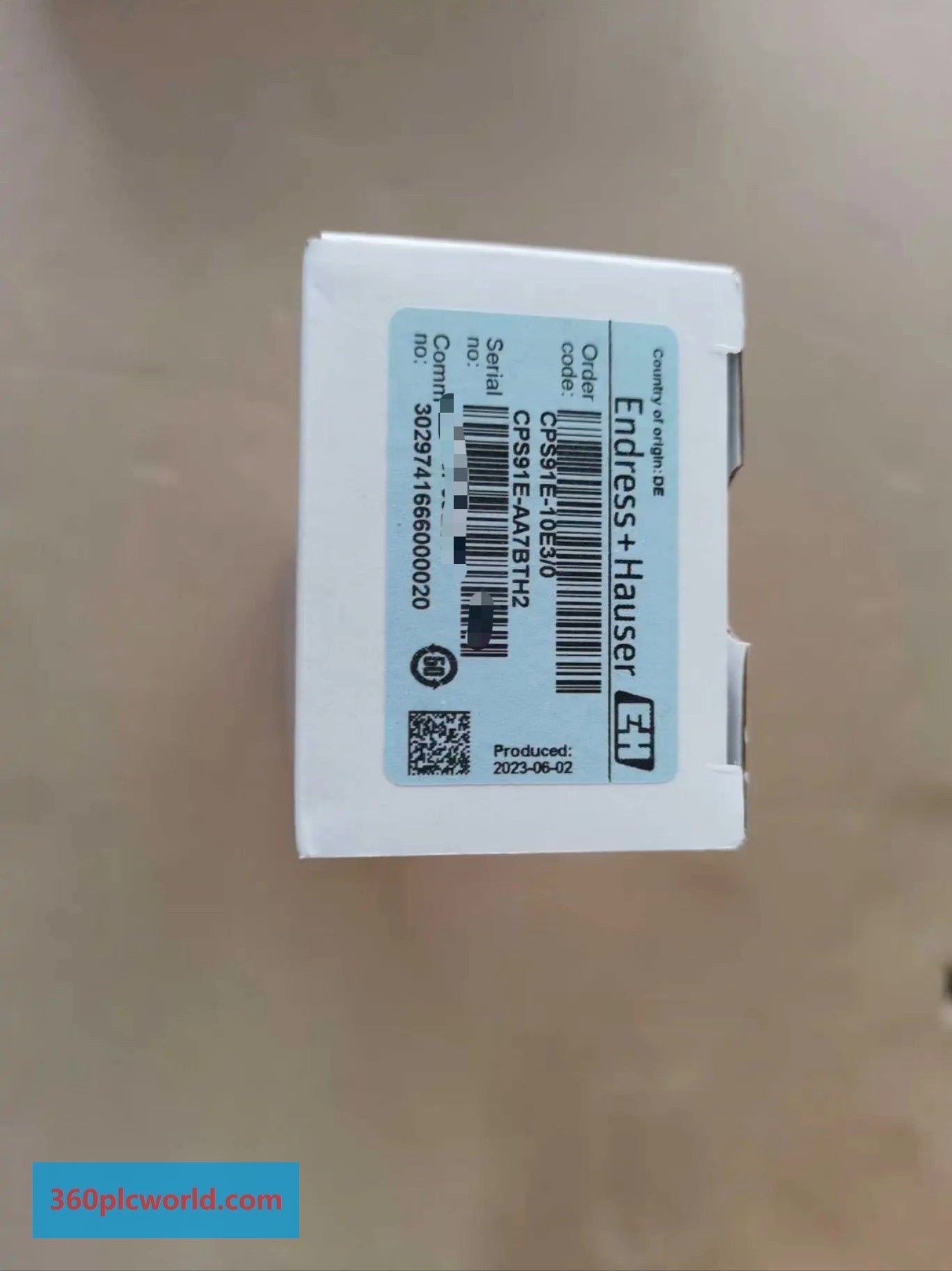 Endress+Hauser CPS91E-AA7BTH2 New Process Instrumentation