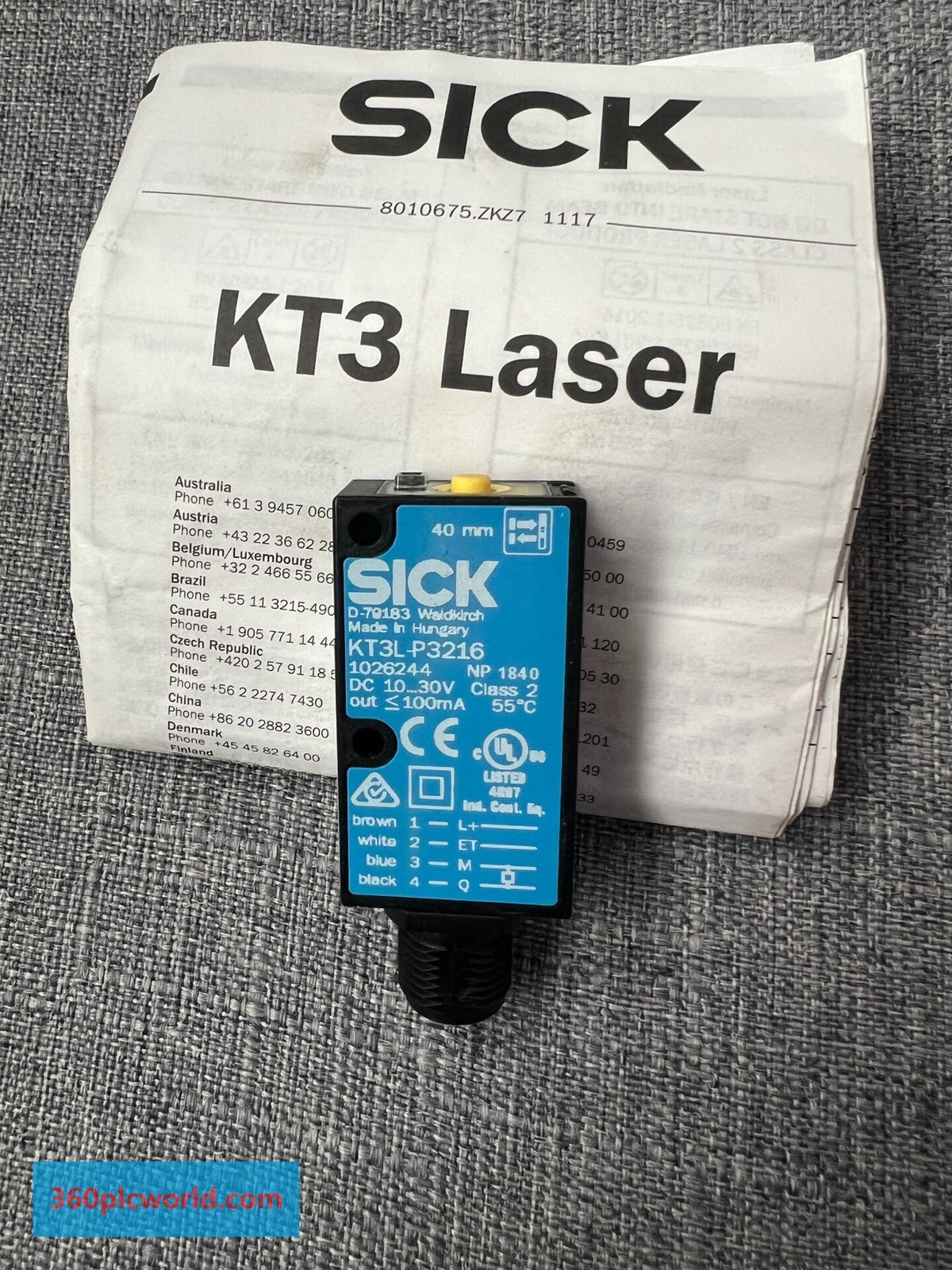 Sick KT3L-P3216 New Sensors & Encoders