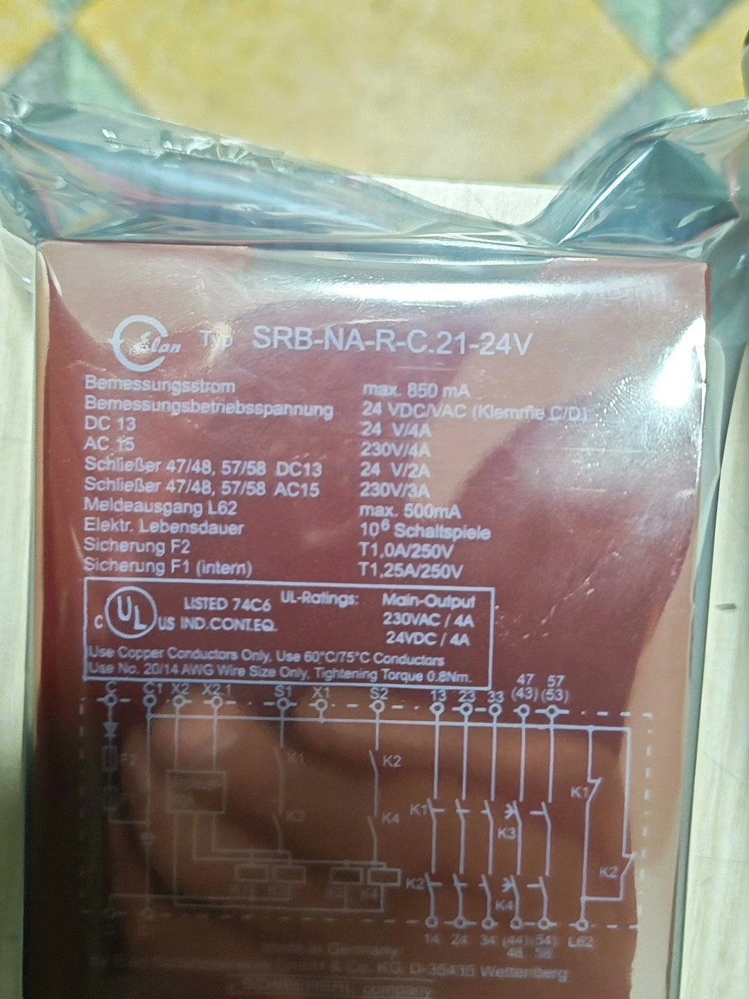 Schmersal SRB-NA-R-C.21-24V New Industrial Power Supply for Industrial Automation