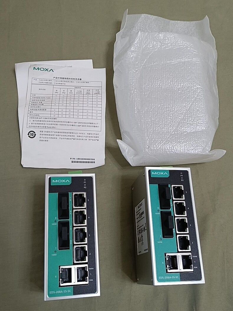 Moxa EDS-208A-SS-SC New Industrial Automation Spare Part for Industrial Automation