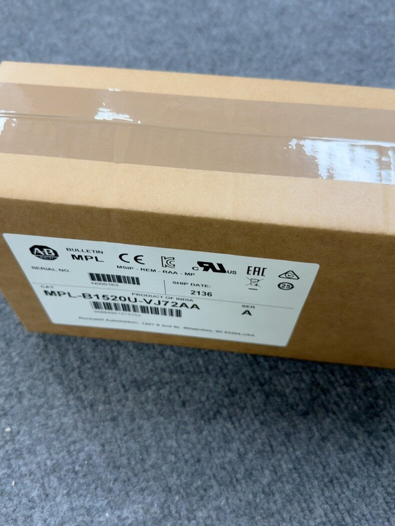 Allen-Bradley MPL-B1520U-VJ72AA New Industrial Automation Spare Part for Industrial Automation