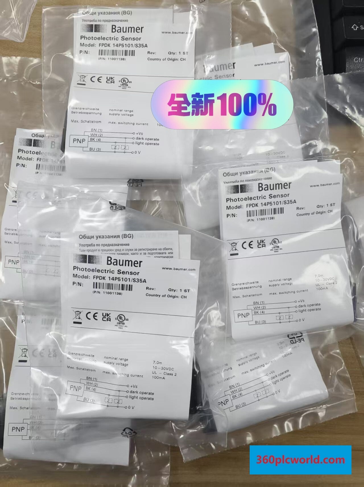 Baumer 14P5101/S35A New Industrial Automation Spare Part for Industrial Automation