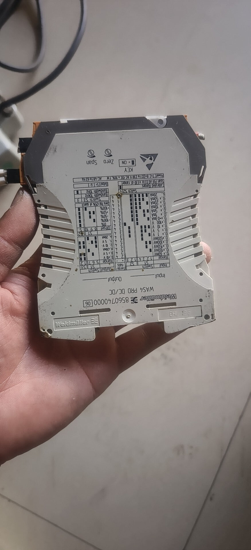 WEIDMULLER 8560740000 Used Industrial Automation Spare Part for Industrial Automation