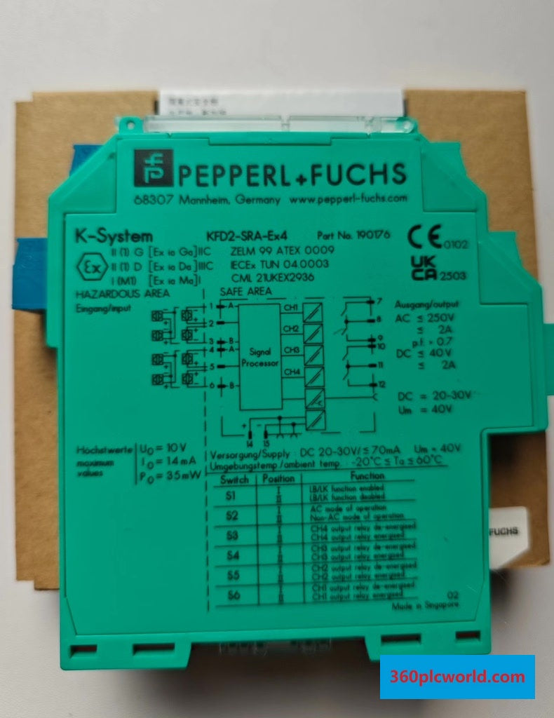Pepperl Fuchs KFD2-SRA-EX4 New Industrial Automation Spare Part for Industrial Automation
