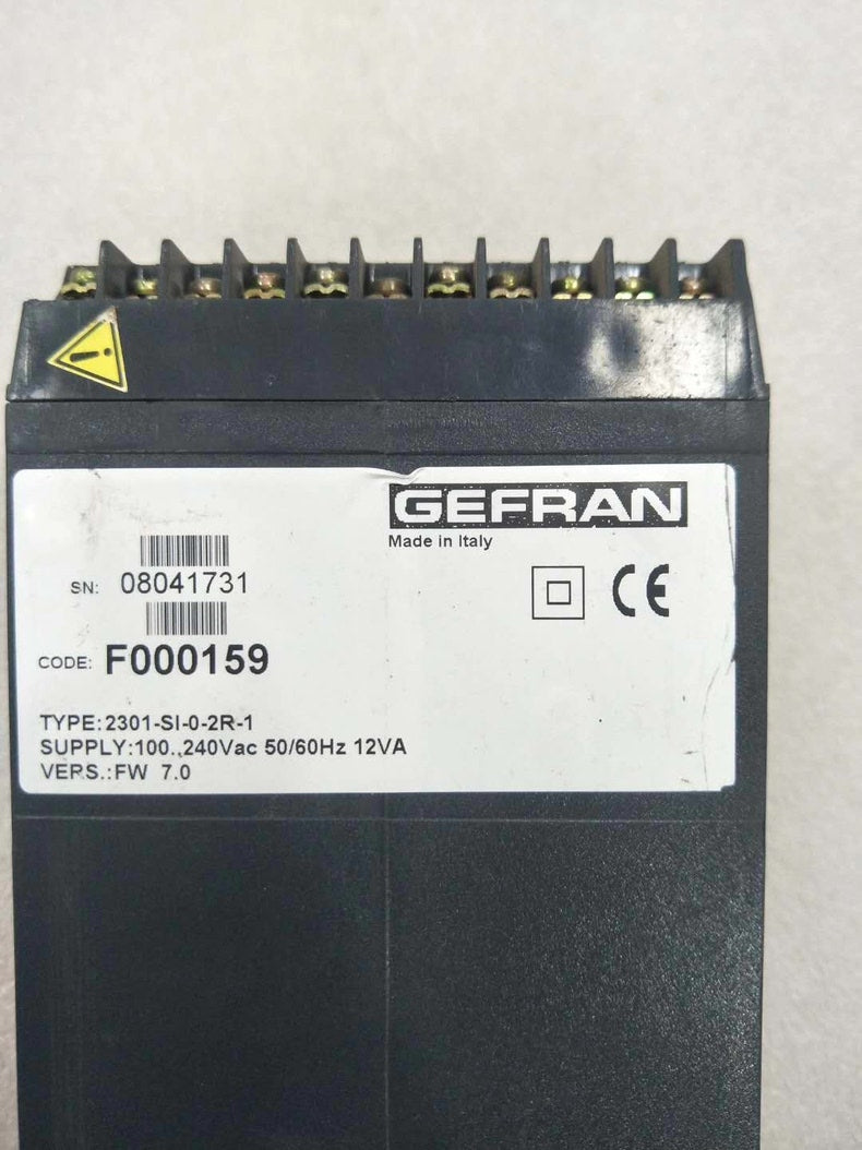 Gefran 2301-SI-0-2R-1 Used Obsolete Industrial Spare Parts Industrial Automation