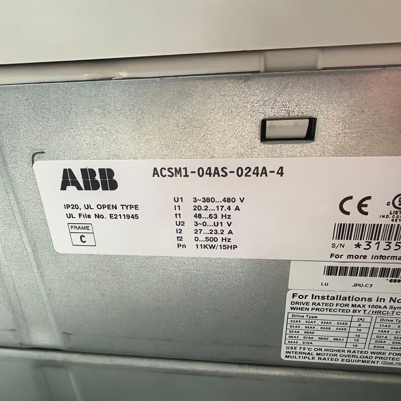 ABB ACSM1-04AM-040A-4 Used Servo Drive Motor for Industrial Automation