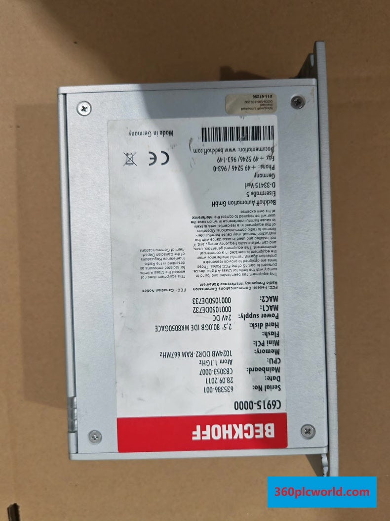Beckhoff C6915-0000 Used Industrial Automation Spare Part for Industrial Automation