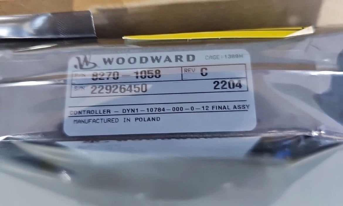 Woodward 8270-1058 New Industrial Automation Spare Part for Industrial Automation