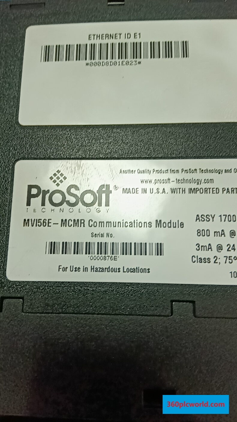 ProSoft Technology MVI56E-MCM Used Industrial Automation Spare Part for Industrial Automation