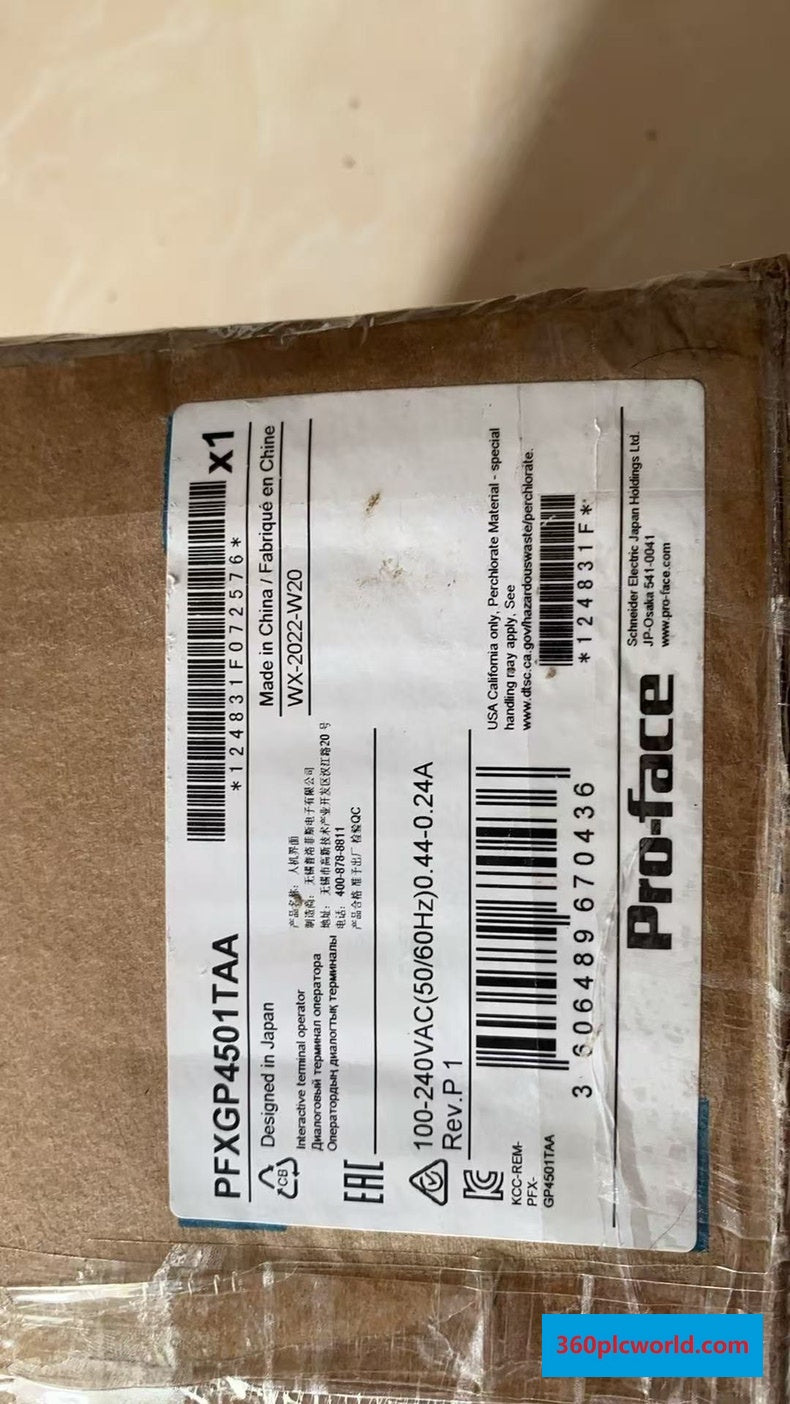 Proface PFXGP4501TAA New PLC HMI Module for Industrial Automation
