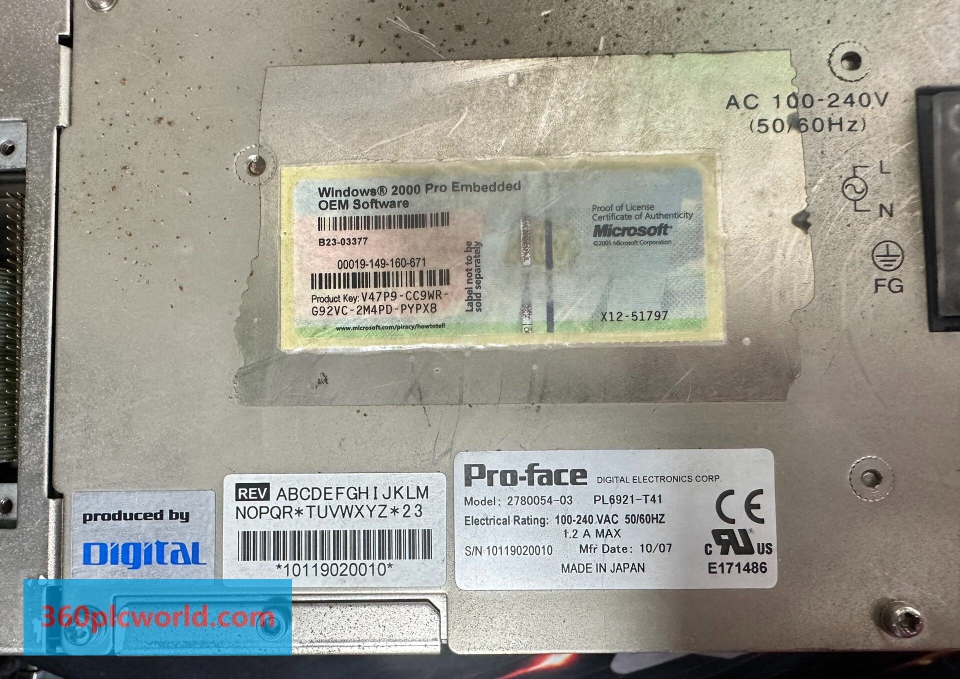 Pro-face PL6921-T41 Used Obsolete Industrial Spare Parts