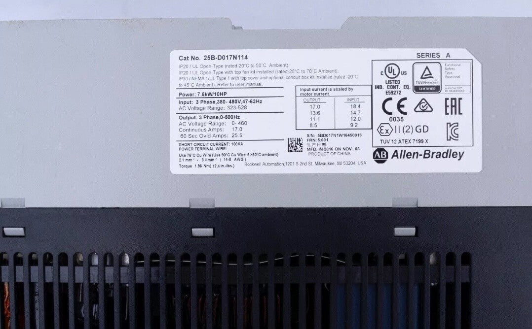 Allen-Bradley 25B-D017N104 Used Industrial Automation Part Industrial Automation